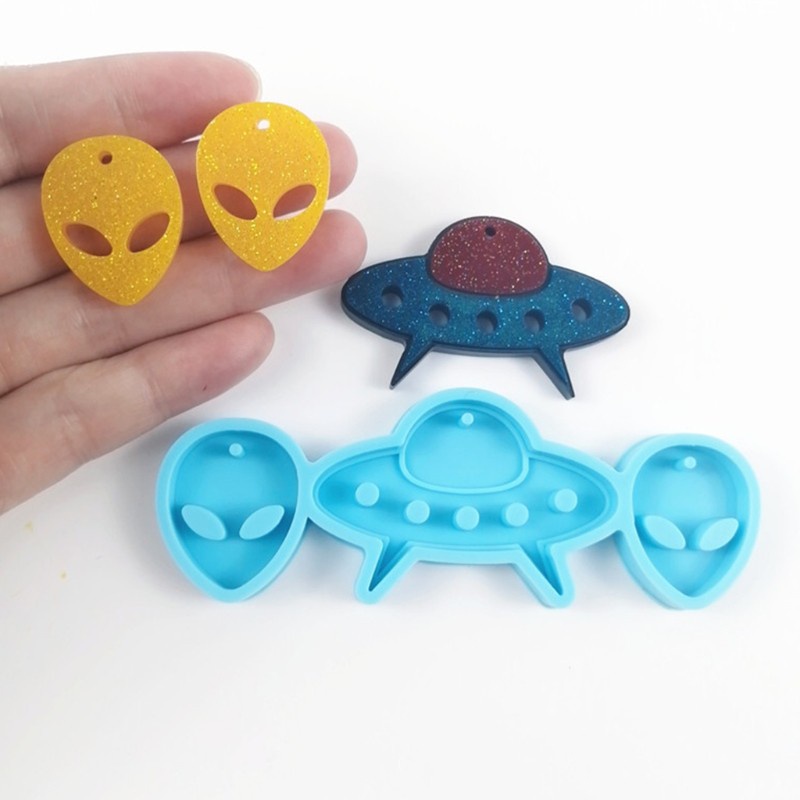 Khuôn Silicone Tạo Hình Làm Mặt vòng cổ / Bông Tai Diy