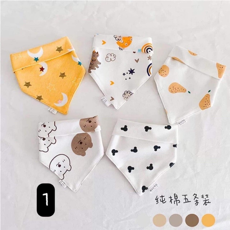 set yếm cotton cho bé