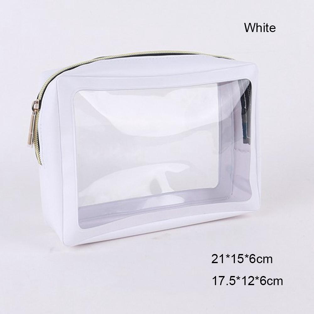 Túi Đựng Mỹ Phẩm Bằng PVC Trong Suốt 2 Kích Cỡ Tiện Dụng Ốp