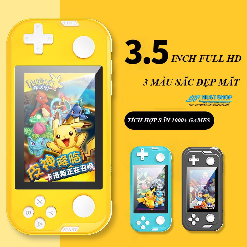 Máy Chơi Game Coolbaby RS-55 Màn Hình 3.5 inch HD Tích Hợp Sẵn 1000+ Games GBA/Arcade/NES/MD...