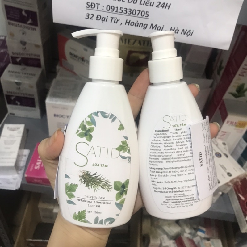 sữa tắm Satid 150ml