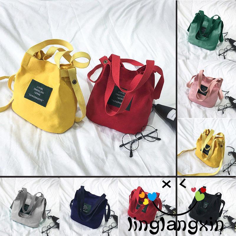 Túi xách nữ vải bạt thời trang Hàn