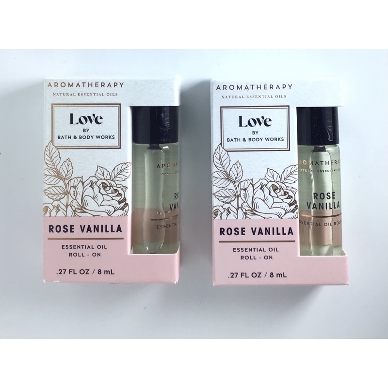 👑Ống Tinh Dầu Thanh Lăn LOVE ROSE VANILLA - Bath & Body Works 👑