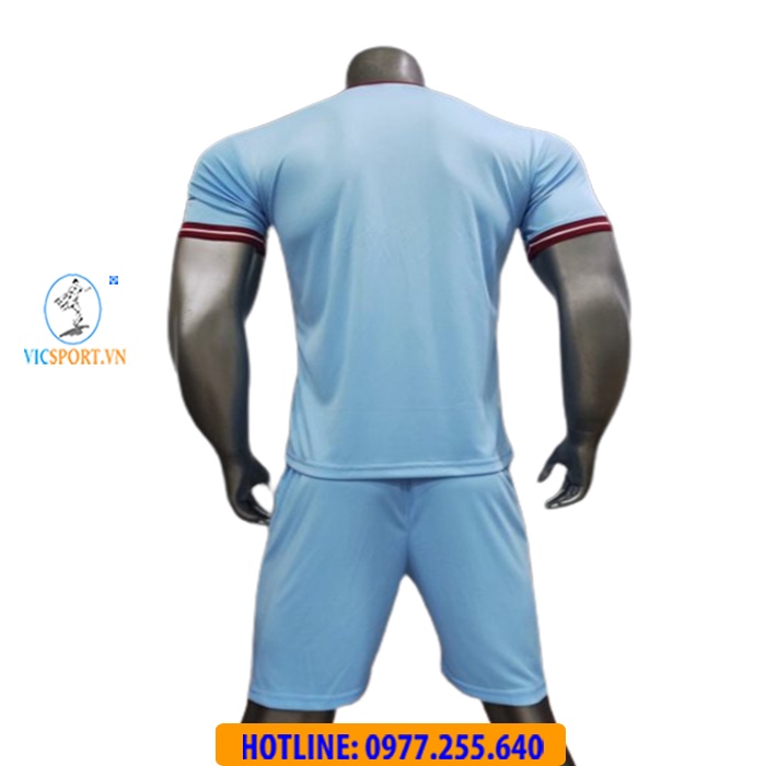 Áo Bóng Đá Trẻ Em, Quần Áo Đá Banh Cho Bé CLB MANCHESTER CITY 2022 - 2023 thun lạnh -Vicsport