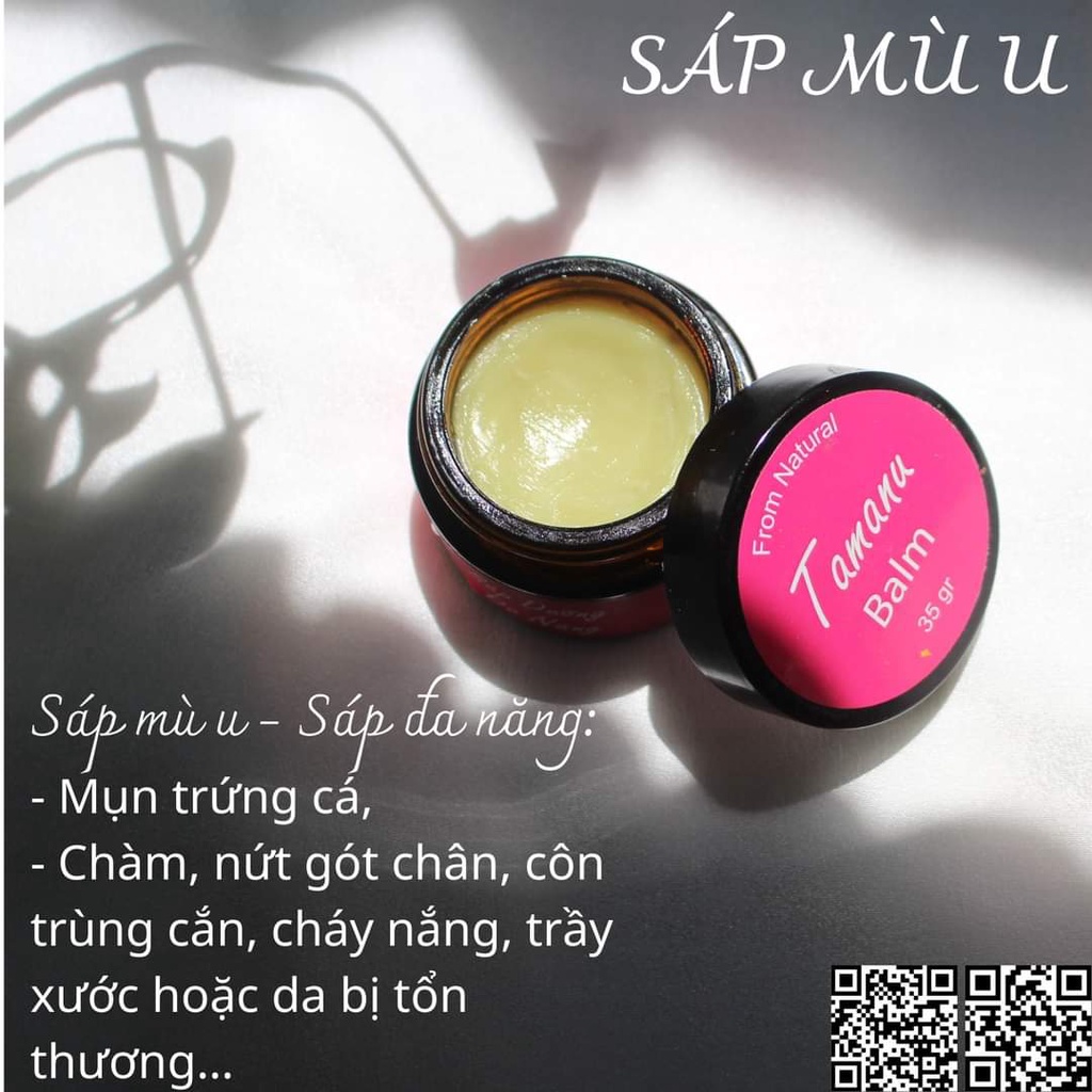 Sáp dưỡng đa năng mù u - An toàn - Lành tính cho trẻ sơ sinh - 35gr