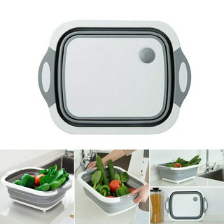 4 in 1 Multi-Board No More Tools Folding Cutting Board Storage Basket for Kitchen Fruit Vegetables