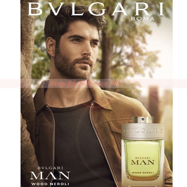 Nước hoa mini nam BVLGARI Man Wood Neroli EDP 5ml (Xanh Rêu)