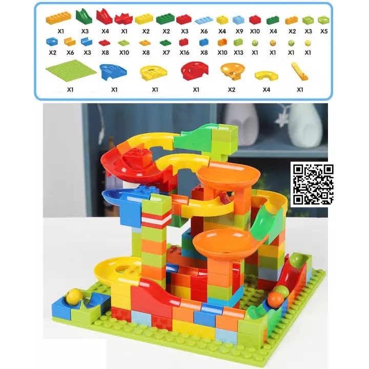 1231 Mô hình tháp lăn bi đồ chơi trẻ em Phát triển trí tuệ cho bé