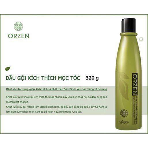 Dầu Gội Kích Thích Mọc Tóc Orzen Loss Control Shampoo 320ml