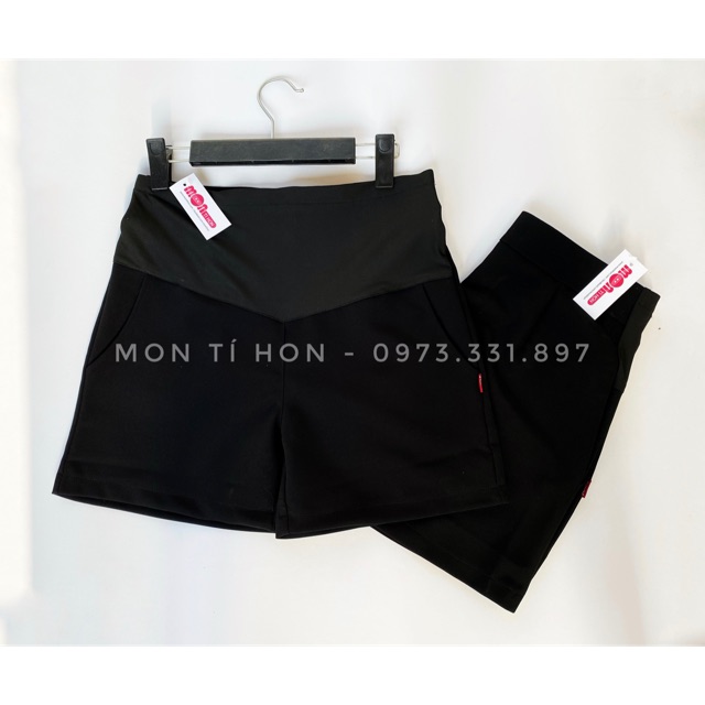 Quần đùi bầu sooc bầu dáng chữ A