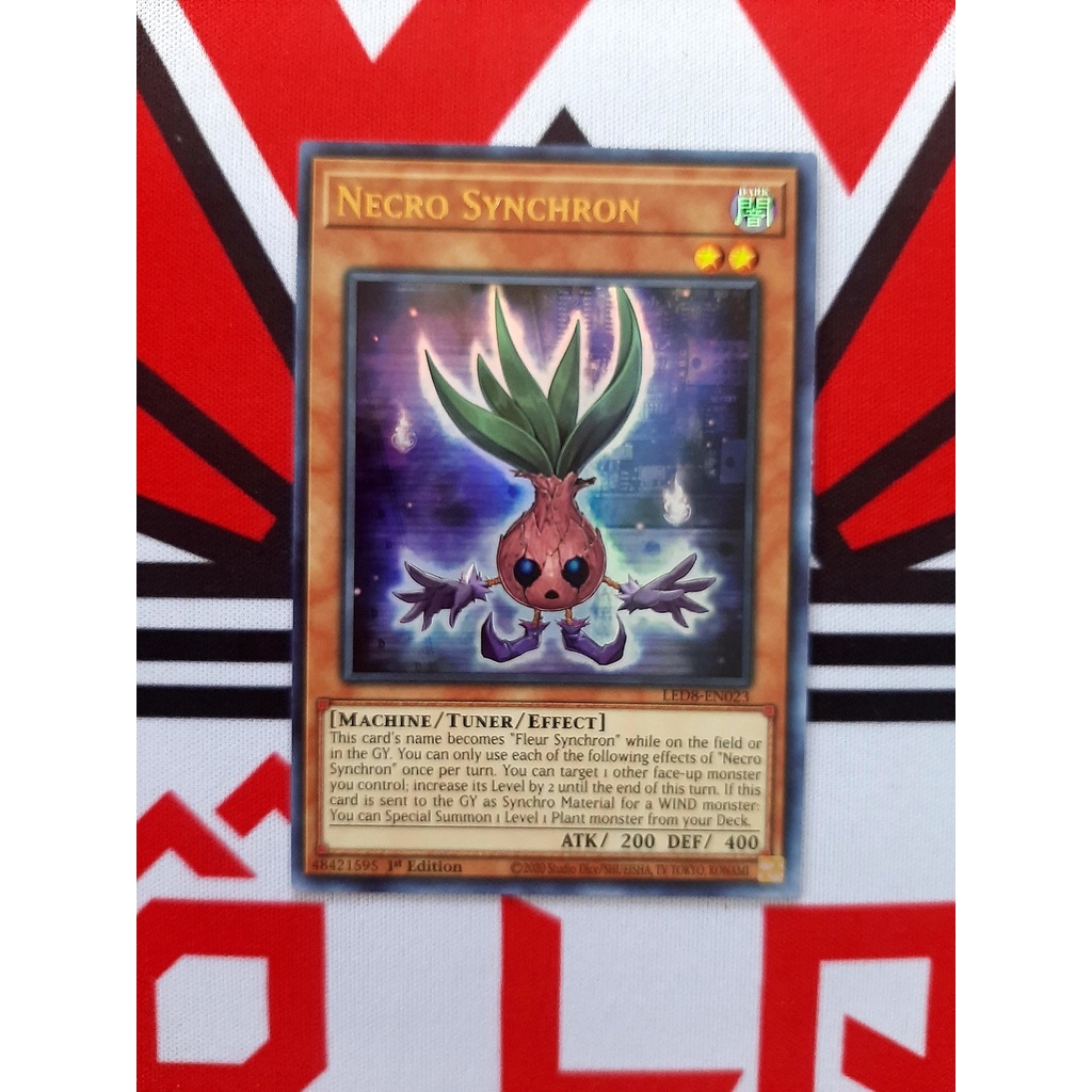 Thẻ Bài Yugioh Monster Necro Synchron - LED8-EN023 - Ultra Rare 1st Edition