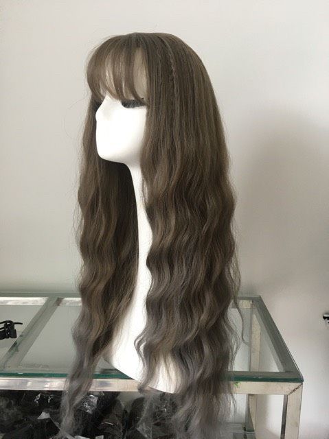 Tóc giả cả đầu ❤FREESHIP❤ CẢ ĐẦU XOĂN SÓNG 3 TRỤC_ mã 8183