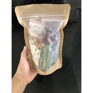 Set chè sâm bổ lượng hoàn chỉnh nấu được 4 chén