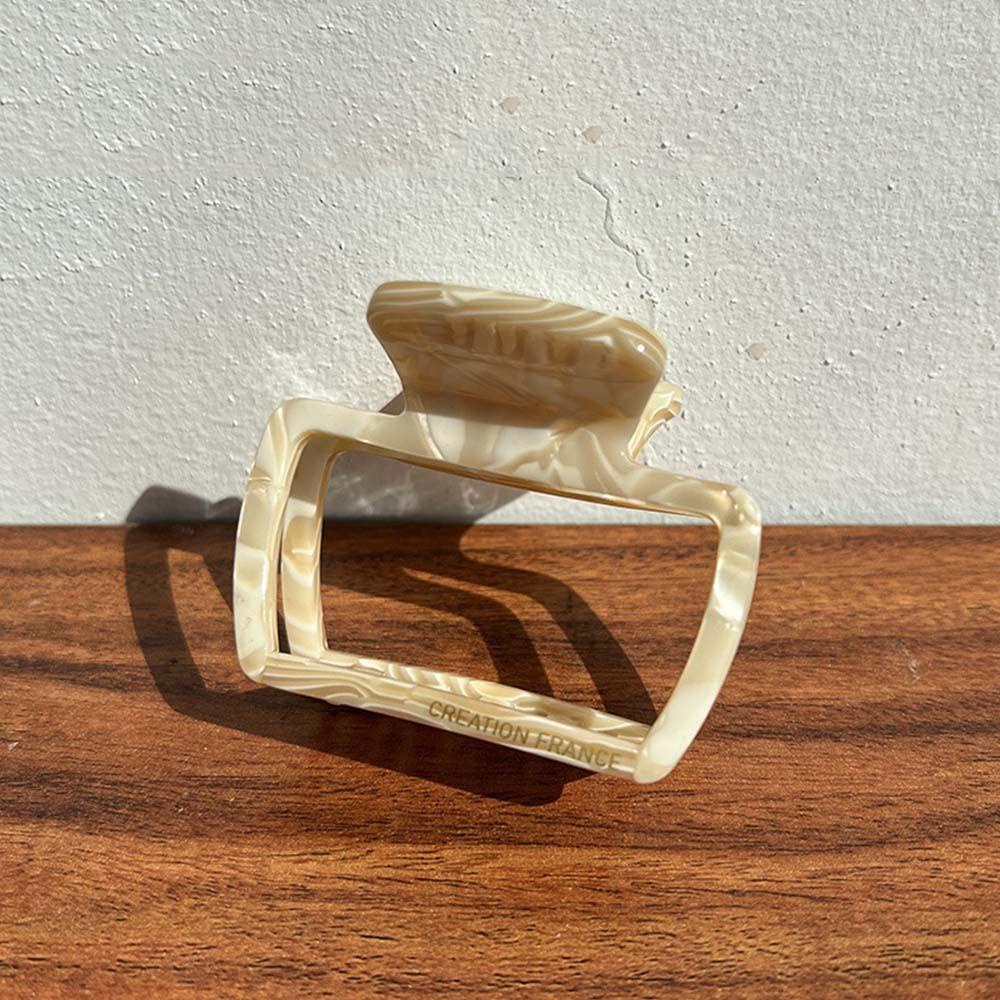 Kẹp Tóc Nhỏ Hình Vuông In Họa Tiết Da Báo Thanh Lịch Cho Nữ