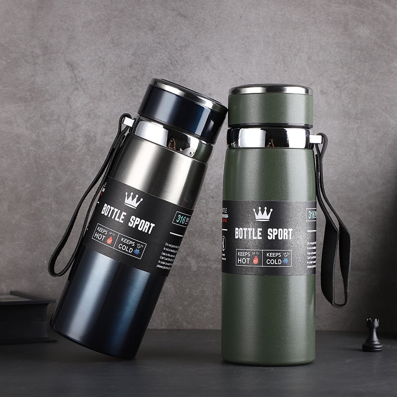 Bình nước giữ nhiệt 1000ml cao cấp - Bình giữ nước nóng lạnh pha trà cafe mang đi học đi làm hàng ngày