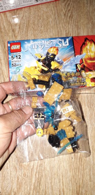 Lắp ráp 1 hộp LegoNinja rồng vàng 99539