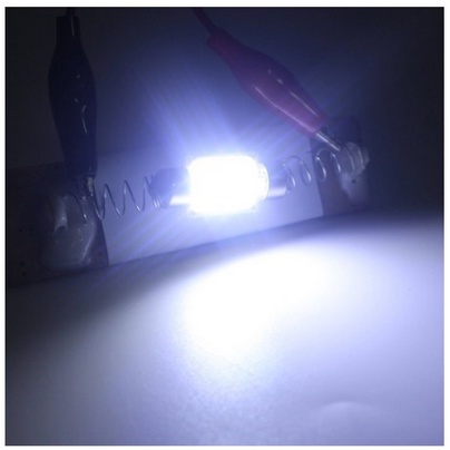 Bóng Đèn Led 31mm 36mm 39mm 41mm Cob 12 Chip  Dc 12v Cho Xe Hơi ô tô bảng biển số trần cánh cửa cốp