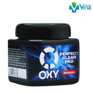Miếng làm sạch da mặt ngăn ngừa mụn Oxy Perfect Clear Pad 55 miếng