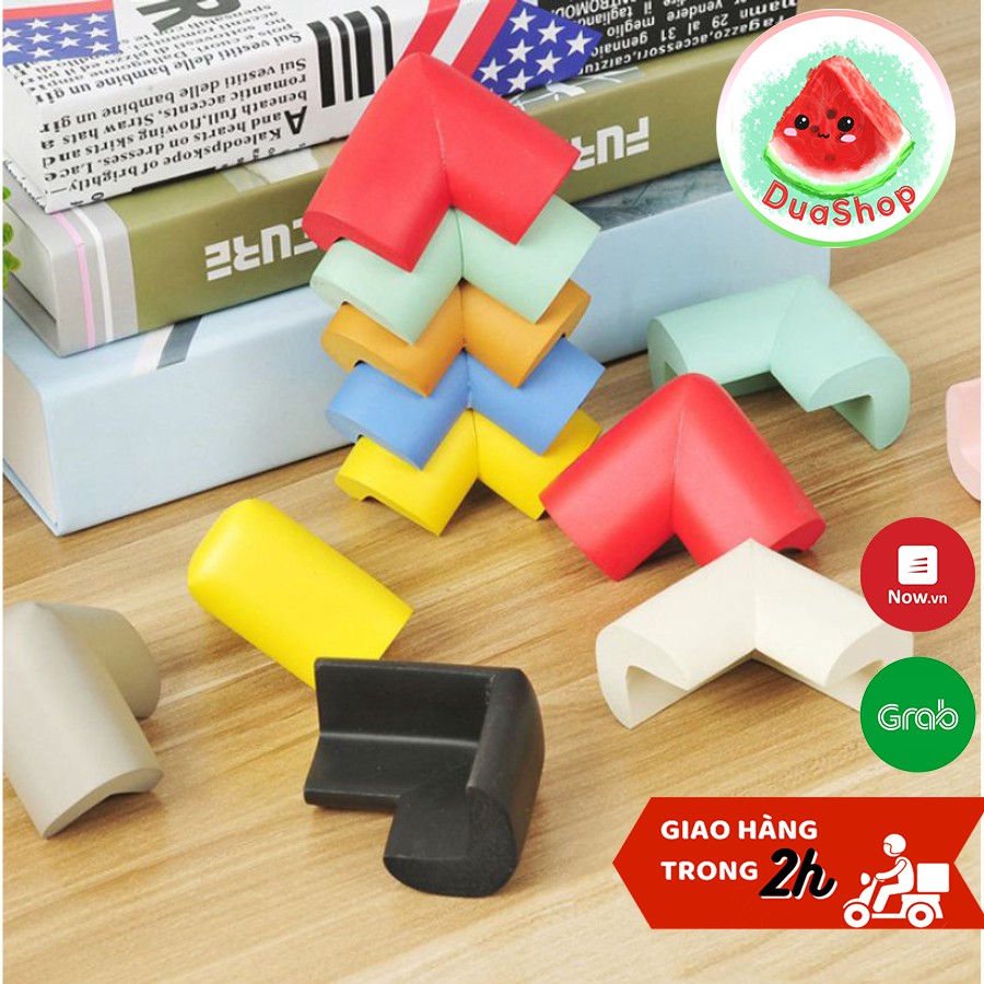 Miếng Bịt Góc Bàn/ Cạnh Bàn Bằng Xốp - Mút Bịt Góc Giường An Toàn Chống Va Đập 🍉Duashop🍉