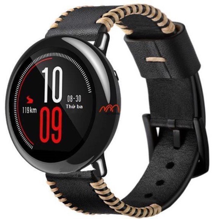 Dây da viền chỉ nổi Amazfit Pace