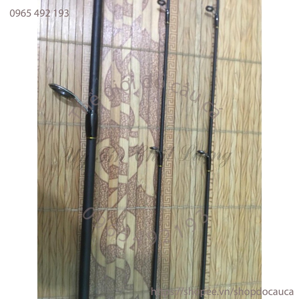 cần câu máy ngang 2 khúc 2 ngọn đại long dài 2m1 cao cấp cần cực khoẻ ( rẻ vô địch )