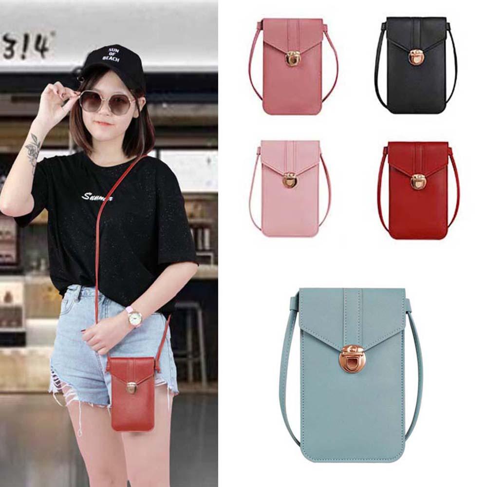 Túi Da PU Đeo Chéo Mini Đựng Điện Thoại Thời Trang