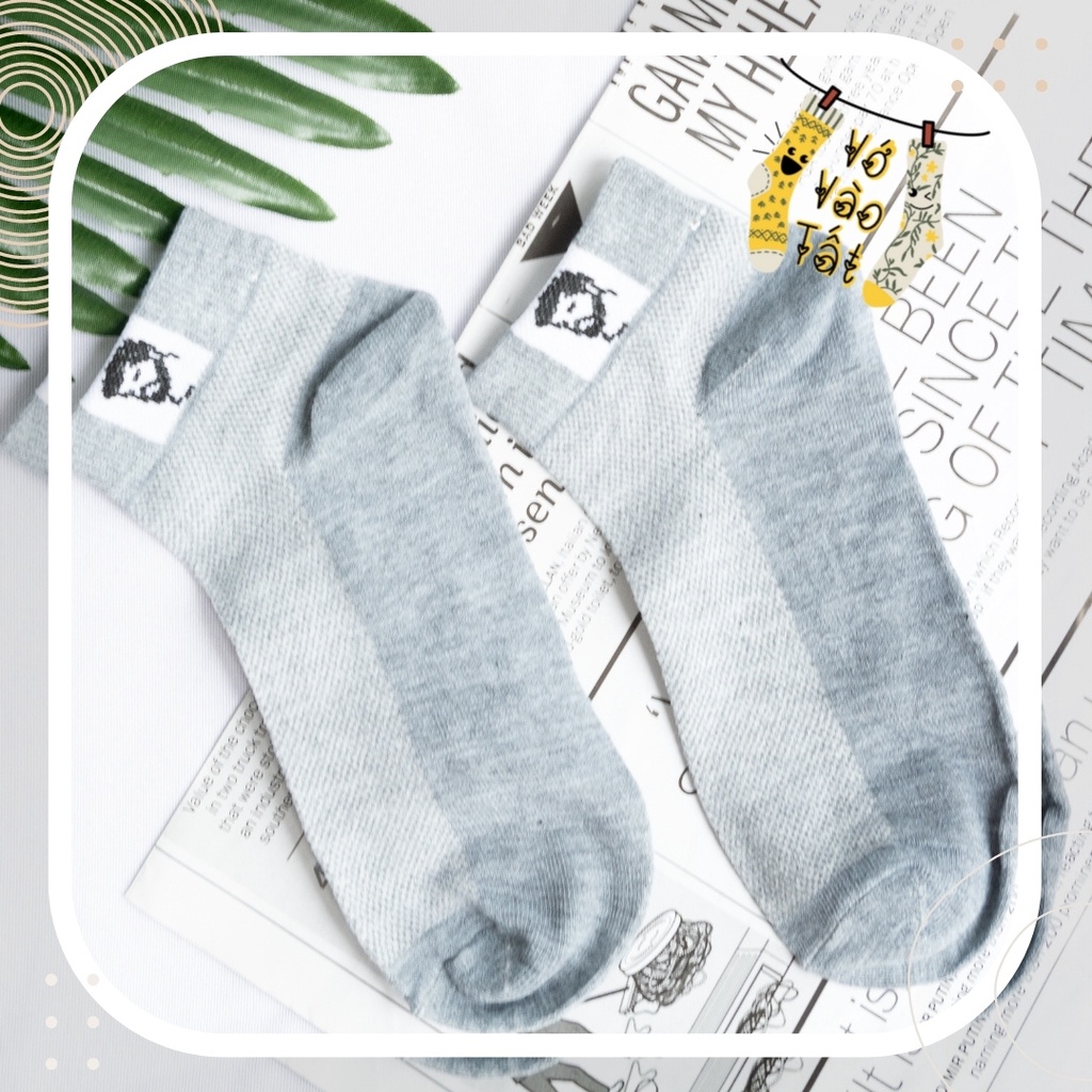 TẤT VỚ CỔ NGẮN NAM HÌNH IN CỔ MANLY ĐỘC ĐÁO