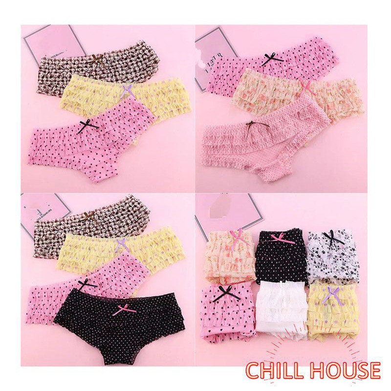 Quần lót ren tầng xinh yêu, điệu đà cho bạn gái 303 - CHILLHOUSE