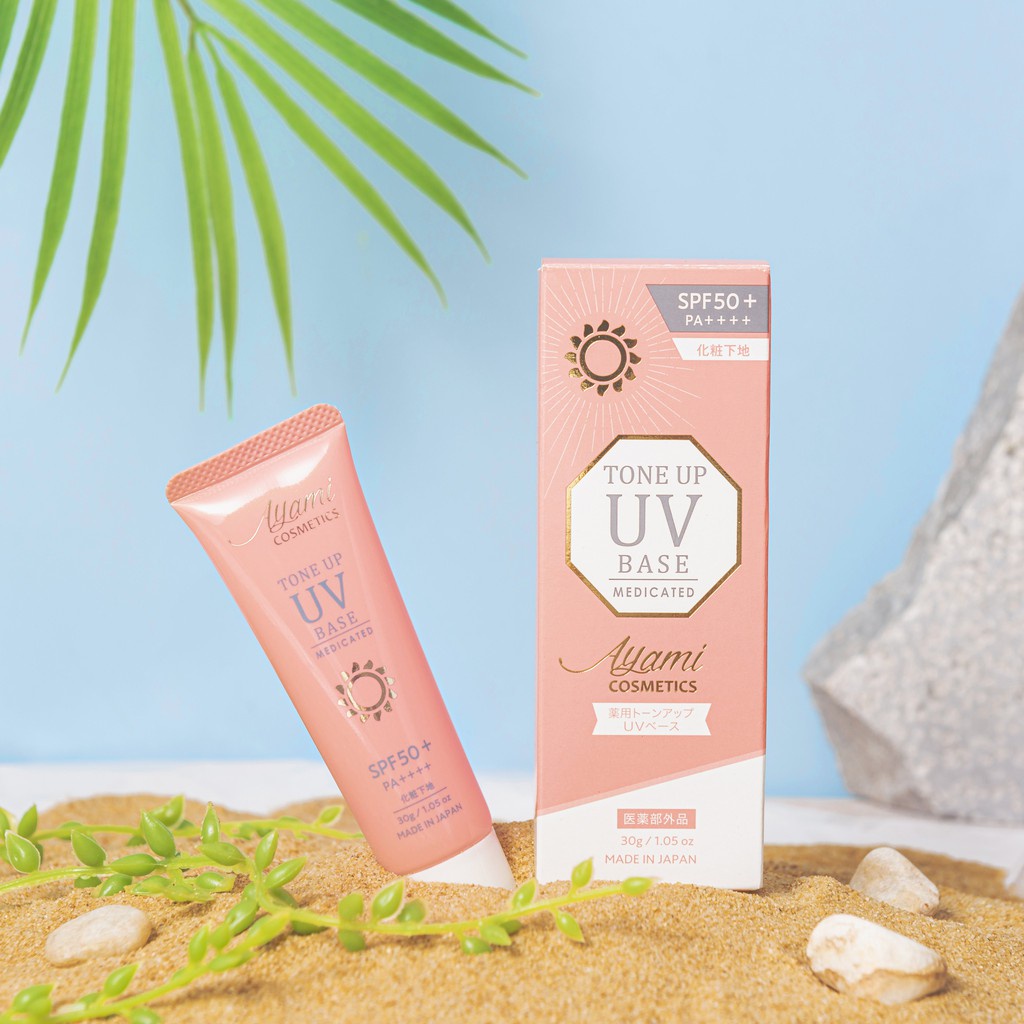 Kem Chống Nắng Dưỡng Da Nhật Bản Nâng Tone Da AYAMI COSMETICS TONE UP UV CREAM SPF 50 PA++++ (30G)