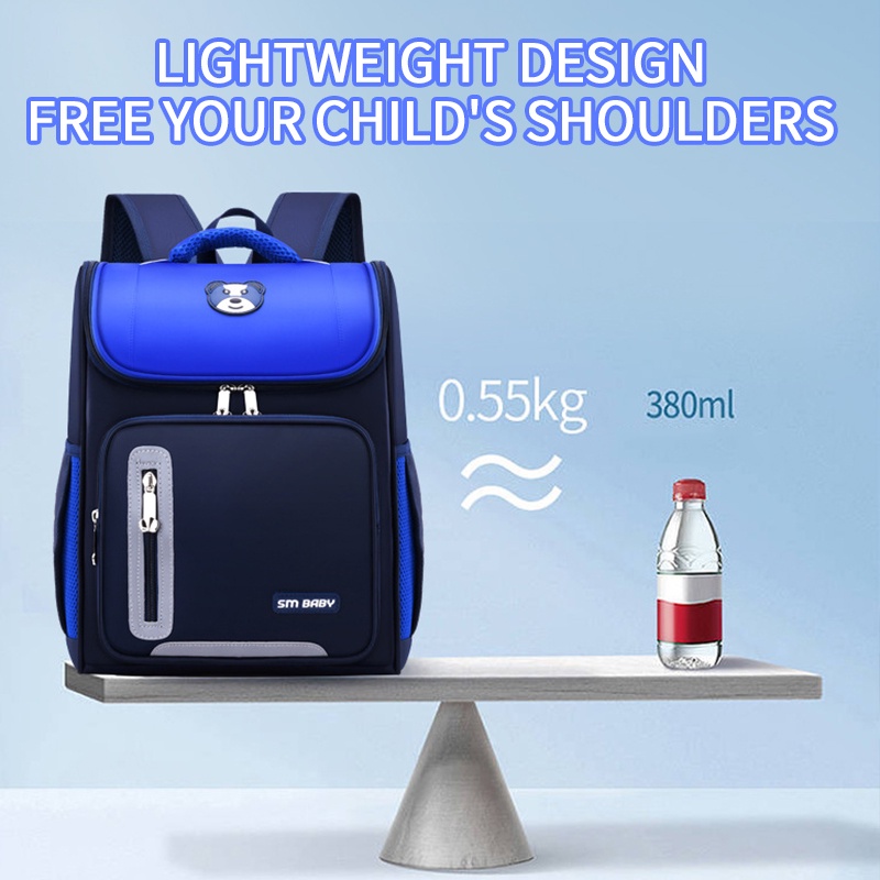 Ba Lô Đi Học Chống Thấm Nước Và Tải Trọng Cho Bé Lớp 1-6 Aku