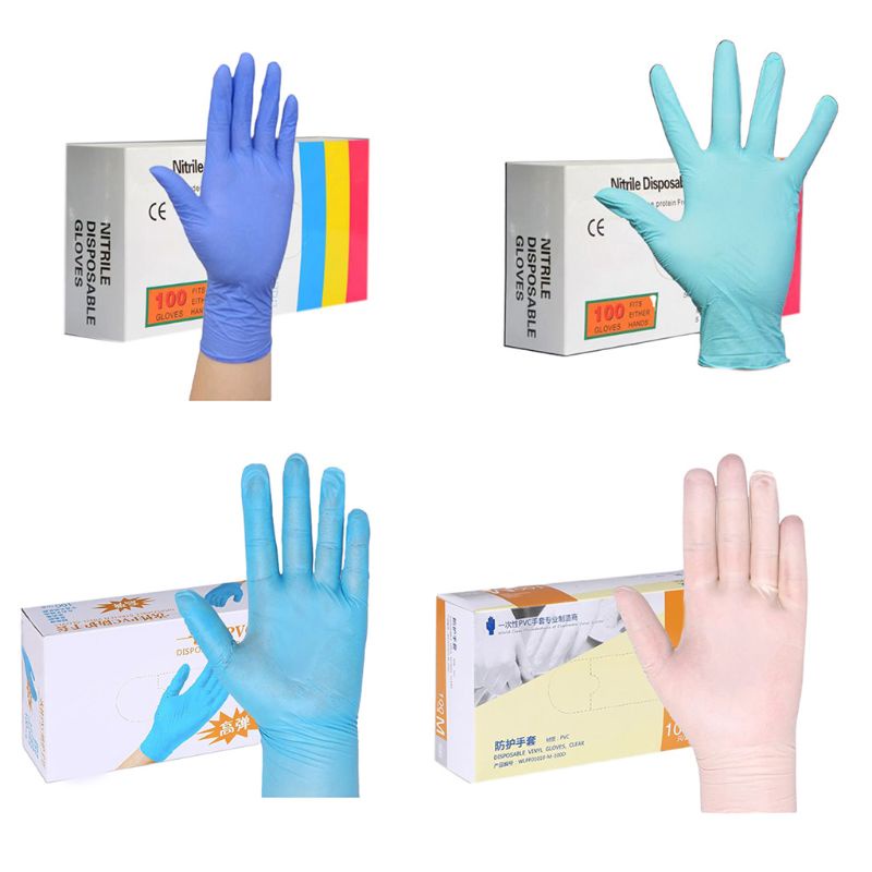 Găng Tay Vinyl Trong Suốt Dùng Một Lần Bảo Vệ Khi Kiểm Tra Thức Ăn