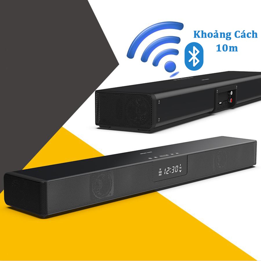 {Cực Chất] Loa Nghe Nhạc Máy Vi Tính Tivi Loa Thanh Soundbar Bluetooth Công Suất 20w SUPER BASS Âm Thanh Vòm 3D