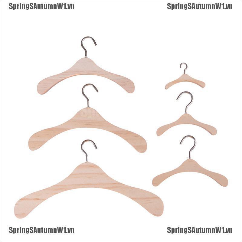 [Spring] Handmade All Doll Clothes Hanger Wood Furniture Coat Hanger Model Toy Gifts [VN]