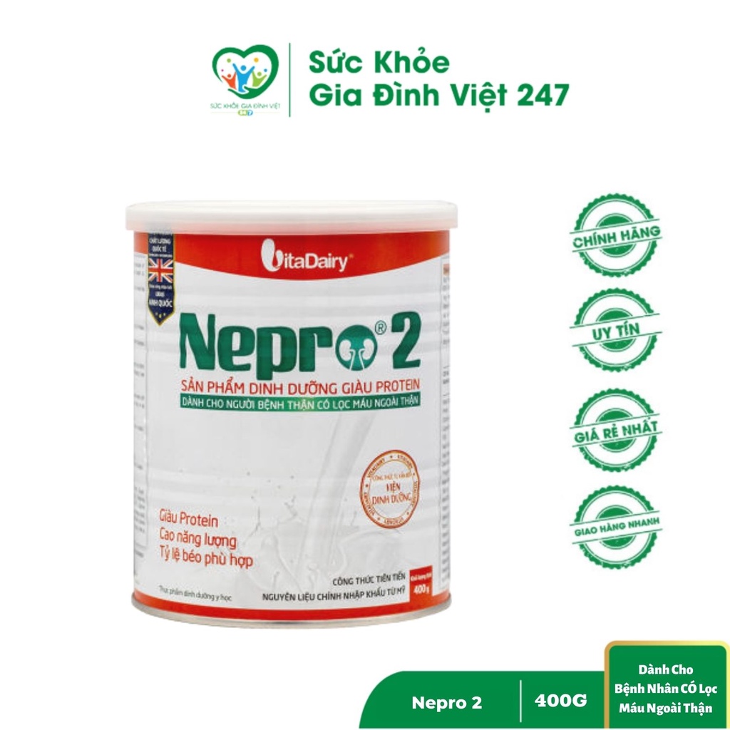 Sữa Nepro 2 (400G) - Dành cho người chạy thận