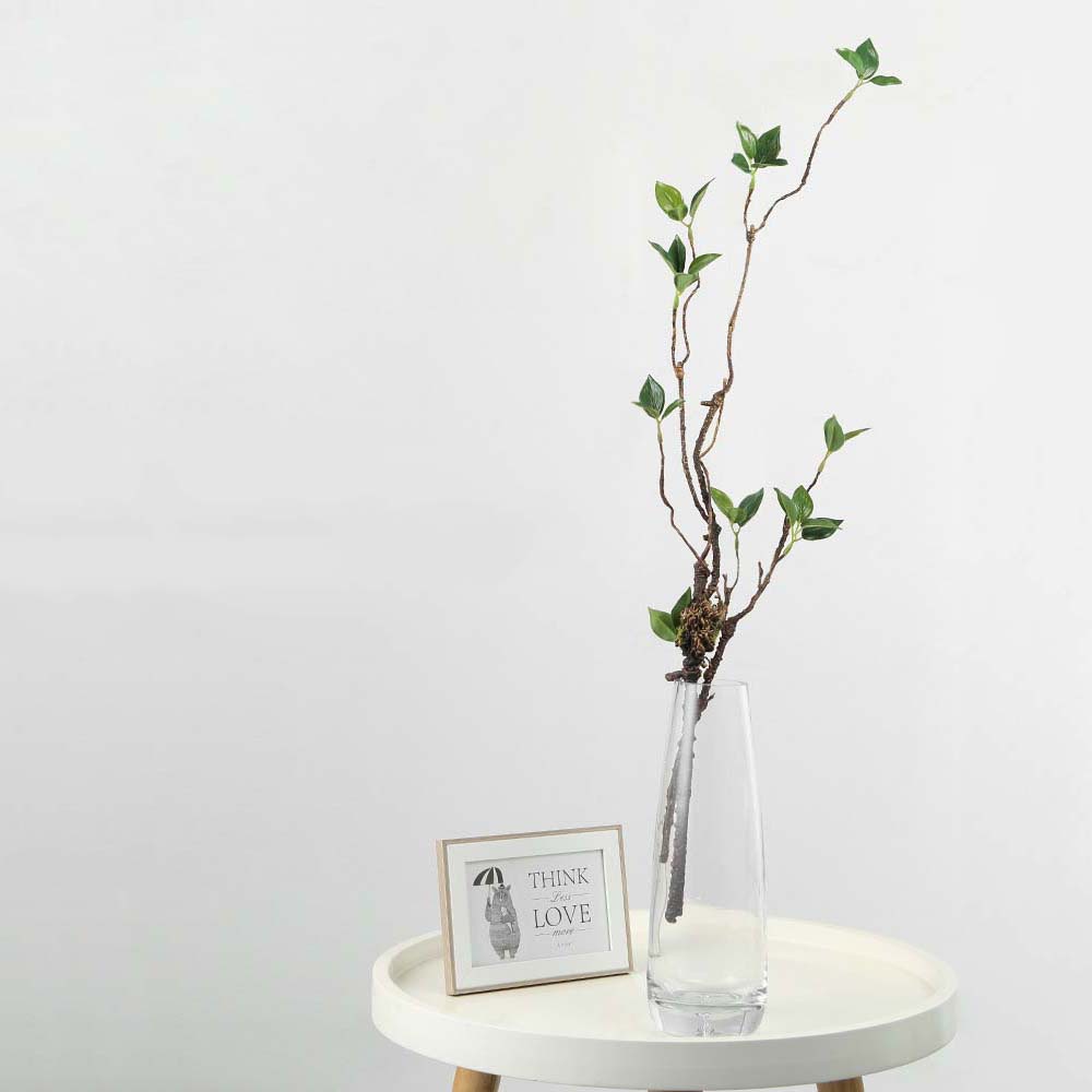 1 Nhánh Lá Cây Bạch Đàn Nhân Tạo Bằng Nhựa Dùng Trang Trí Nhà Cửa / Tiệc Cưới Diy