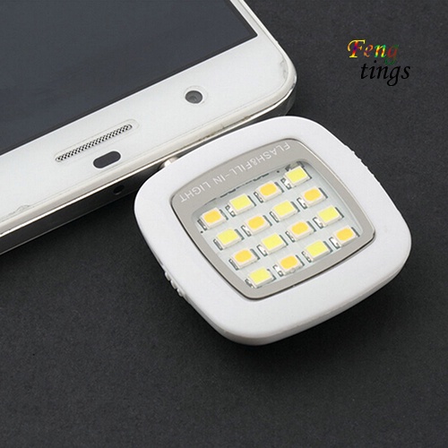 Đèn Led 16 Bóng Mini Hỗ Trợ Chụp Ảnh Selfie Cho Điện Thoại Android Iphone