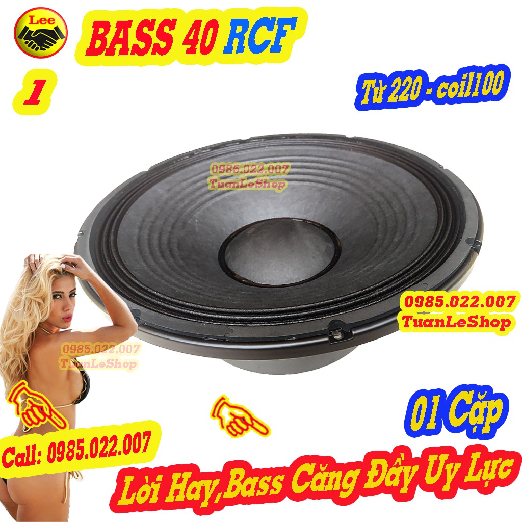 02 LOA BASS 40 TỪ 220 COIL 100 RCF -LOA  4 TẤC – GIÁ 02 CỦ LOA RỜI