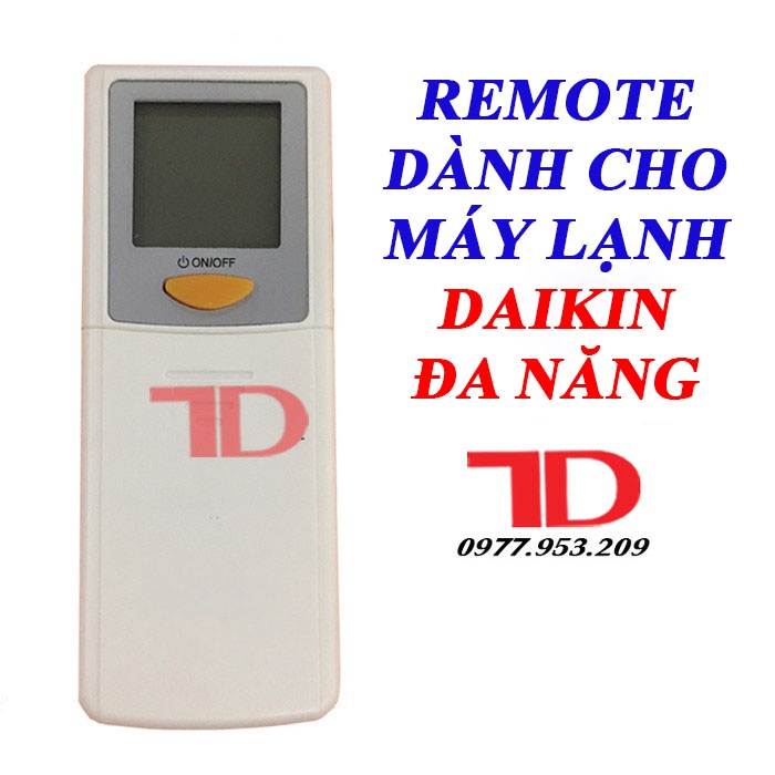 Remote máy lạnh, điều khiển dành cho máy lạnh Daikin đa năng