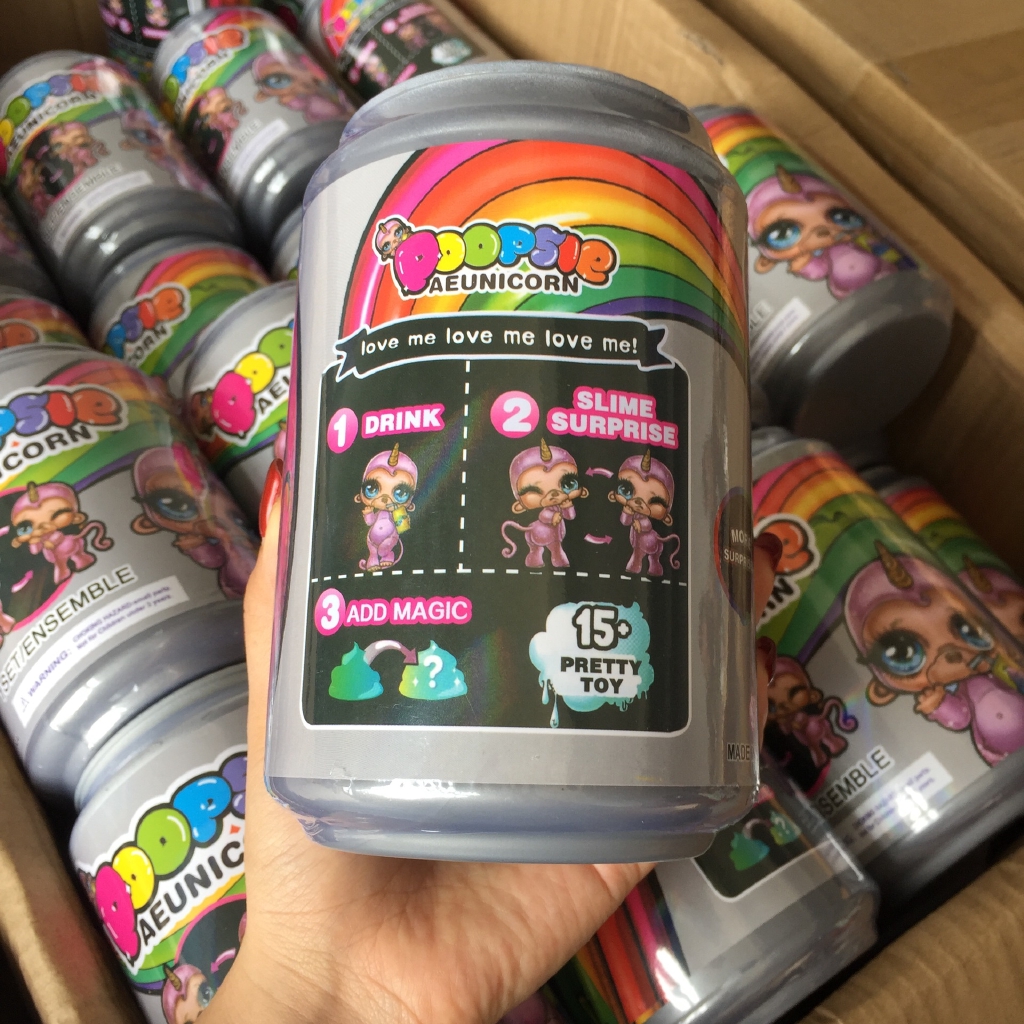 BUY 2 GET 1 FREE!!Surprise eggs Blind box Unicorn Roll-On Can Blind Box Shake Slime DIY Poopsie Sparkly Cutie kids Blind Bag Toys for Children