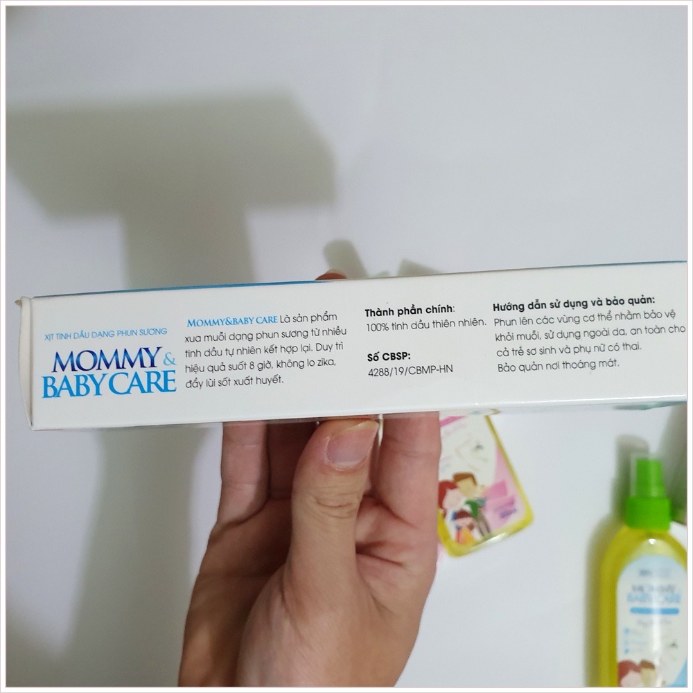 Xịt tinh dầu chống muỗi Mommy Baby Care cho bé