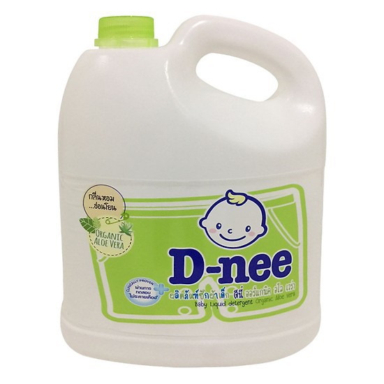 Nước giặt xả vải Dnee 3000ml màu xanh, tím, hồng,xanh organic thái lan