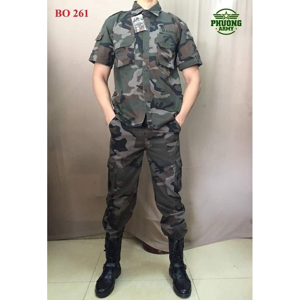 QUẦN ÁO THỜI TRANG RẰN RI NÂU CỘC TAY MÃ 261