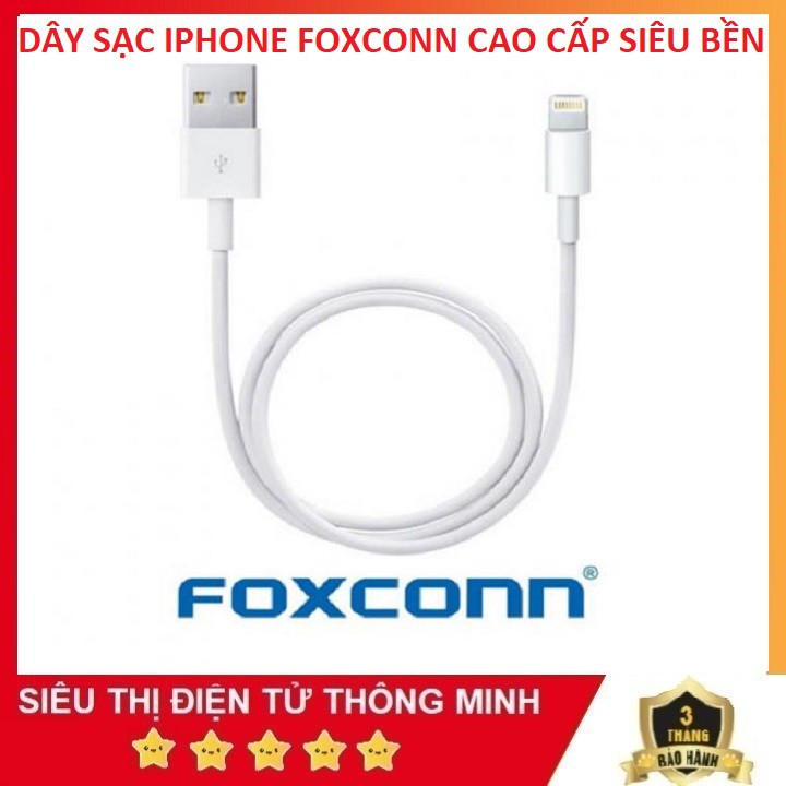 Dây Cáp Sạc Foxconn- Dây Cáp Iphone Loại Tốt Có ( ảnh thật )