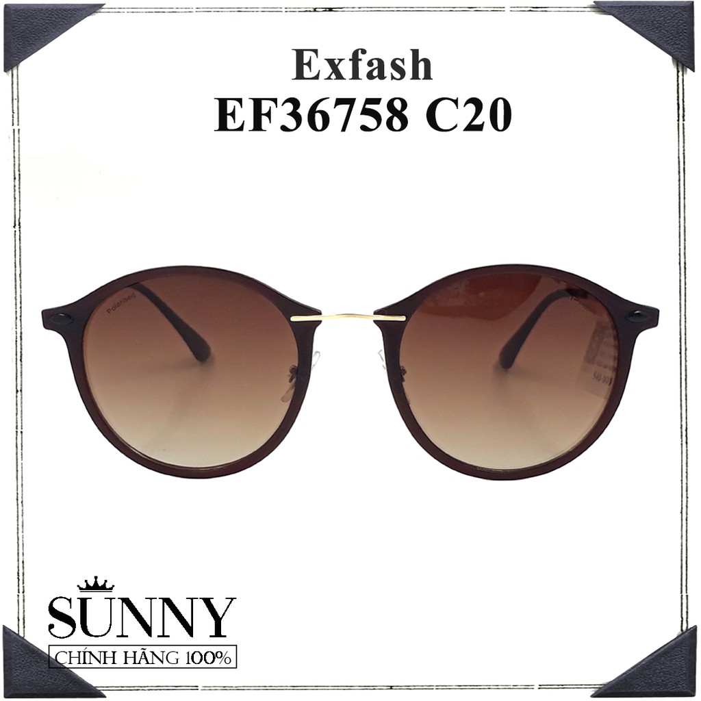 Kính mắt Exfash EF36758 chính hãng Korea, kèm tem thẻ chống hàng giả do bộ công an cấp (3 màu)