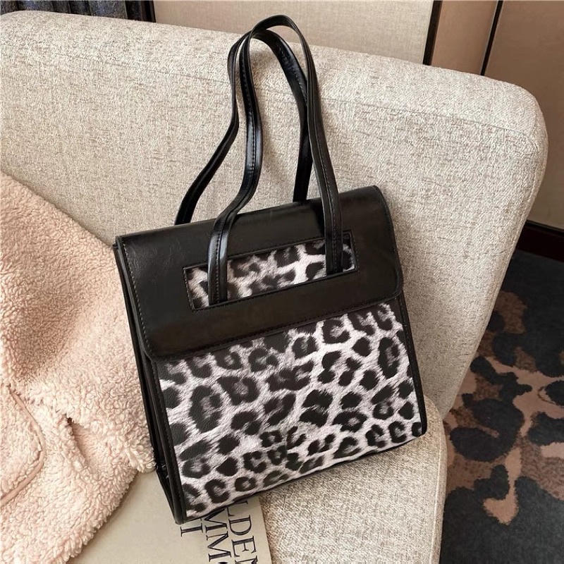 Túi Tote Họa Tiết Da Báo Sang Chảnh Đi Làm, Đi Chơi Vừa Ipad | TX18 | Túi Đeo Vai Da Báo Cá Tính, Phong Cách Dễ Phối Đồ