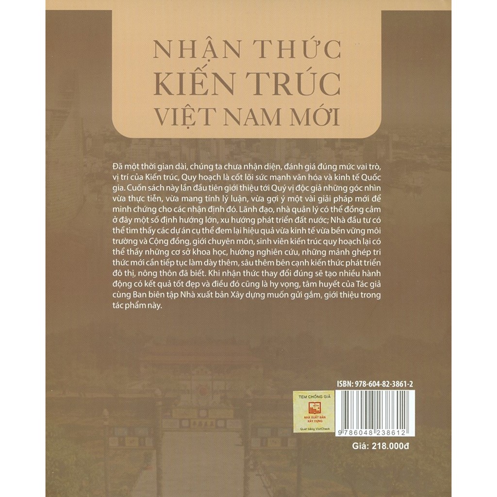Sách - Nhận Thức Kiến Trúc Việt Nam Mới