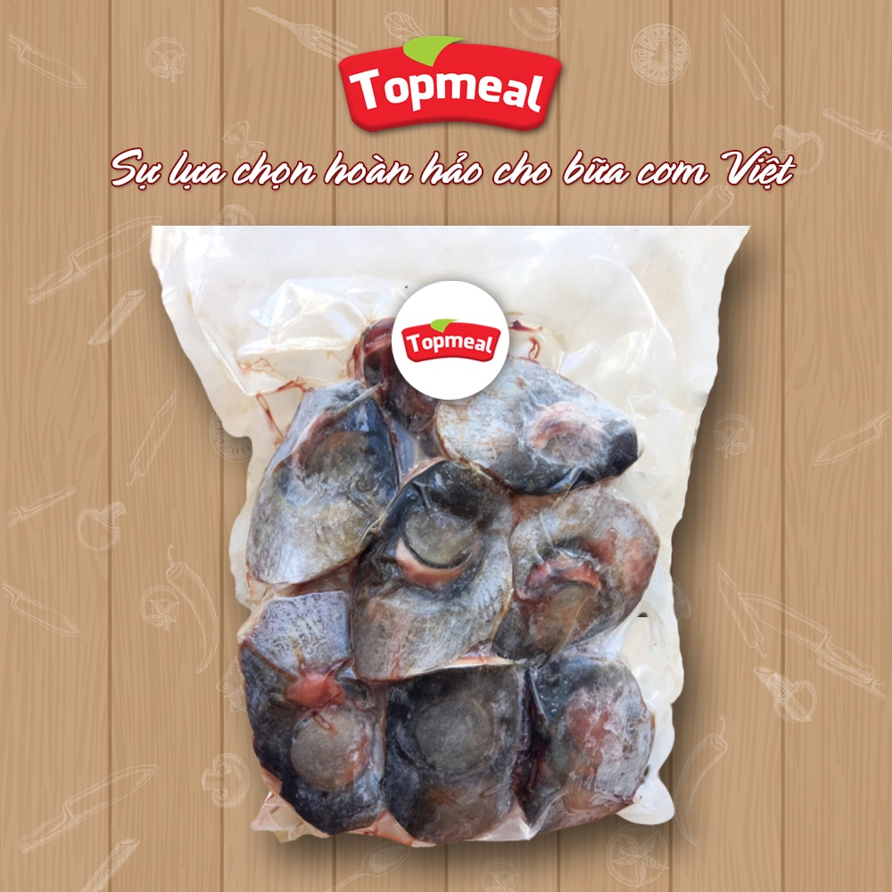 HCM - Mắt cá ngừ đại dương Topmeal (1 kg) - Thích hợp để nấu lẩu, hầm, chưng, nấu cháo nấm - [Giao nhanh TPHCM]
