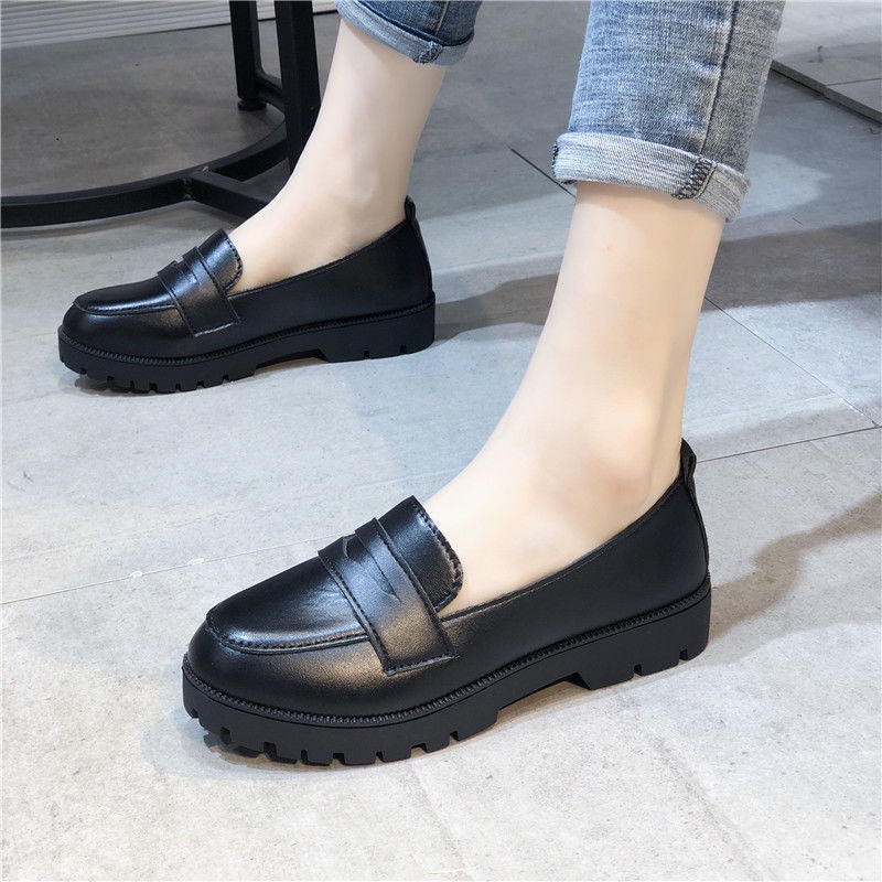 Giày Da Đế Dày Size Lớn 32-45 41 42 Phong Cách Lolita Nhật Bản Cho Nữ