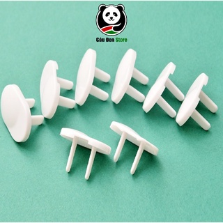 (DEAL 1K) Combo 5 Nút Bịt Ổ Điện 2 Chân An Toàn Cho Bé