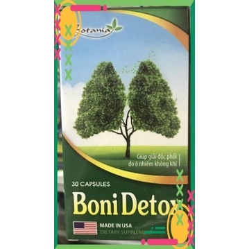 ✅[hiệu quả số 1]BoniDetox- Giúp Giải Độc Phổi, Phòng Ngừu Ung Thư Thổi ( Mua 6 Tặng 1 Bằng Tem Tích Điểm)